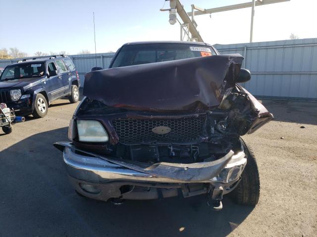 Photo 5 from auction – 2002 FORD F150 SUPER with VIN 1FTRW08L92KB91378
