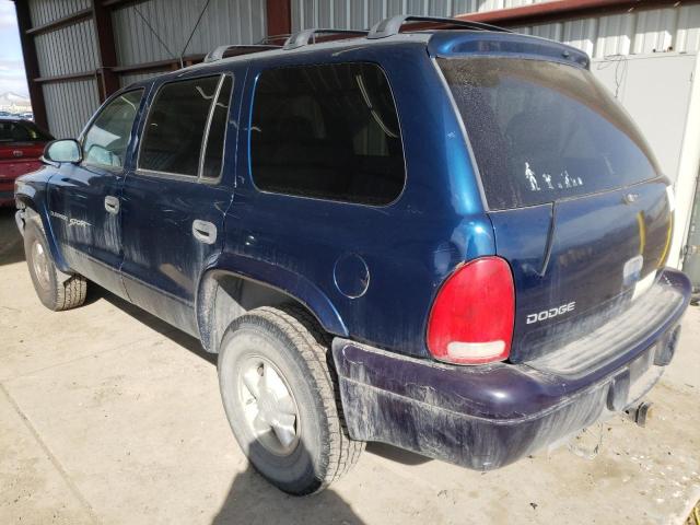 Photo 2 from auction – 2000 DODGE DURANGO with VIN 1B4HS28N6YF141847