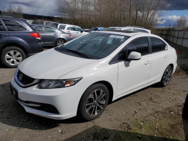 HONDA CIVIC EX 2013 with VIN 2HGFB2F8XDH556073 - Photo from auction