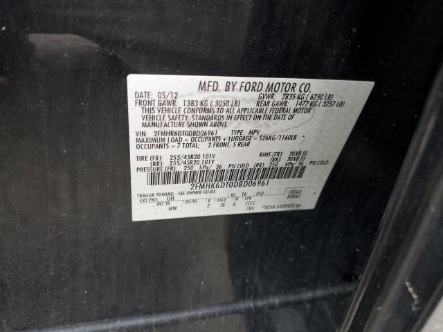 Photo 14 from auction – 2013 FORD FLEX LIMIT with VIN 2FMHK6DT0DBD06961