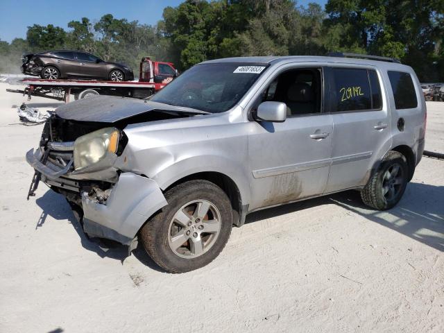 HONDA PILOT EXL 2011 with VIN 5FNYF3H55BB006514 - Photo from auction