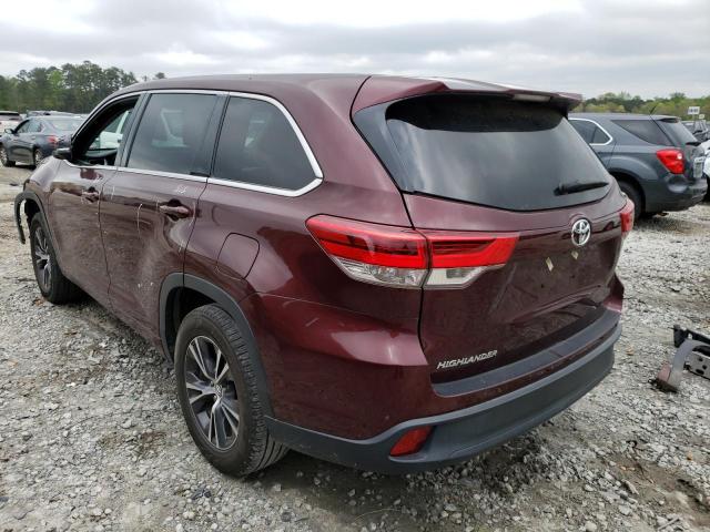 Photo 2 from auction – 2018 TOYOTA HIGHLANDER with VIN 5TDZARFH4JS040229