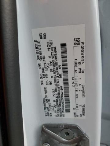 Photo 14 from auction – 2016 FORD ESCAPE SE with VIN 1FMCU0GX0GUA91869