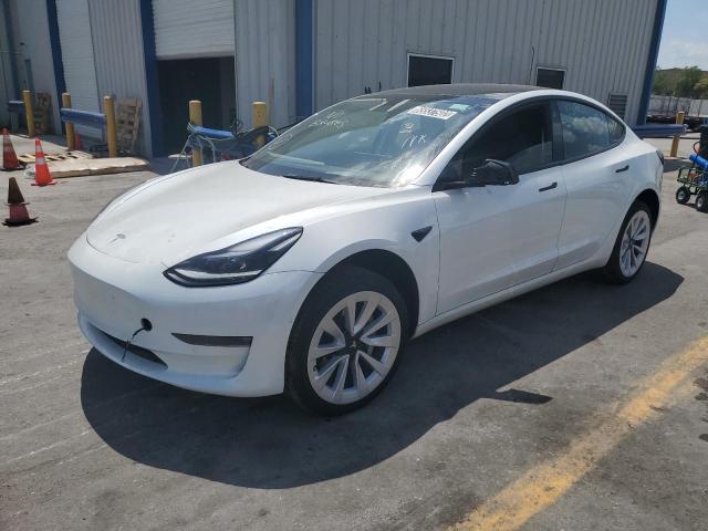 TESLA MODEL 3 2022 with VIN 5YJ3E1EB3NF192571 - Photo from auction