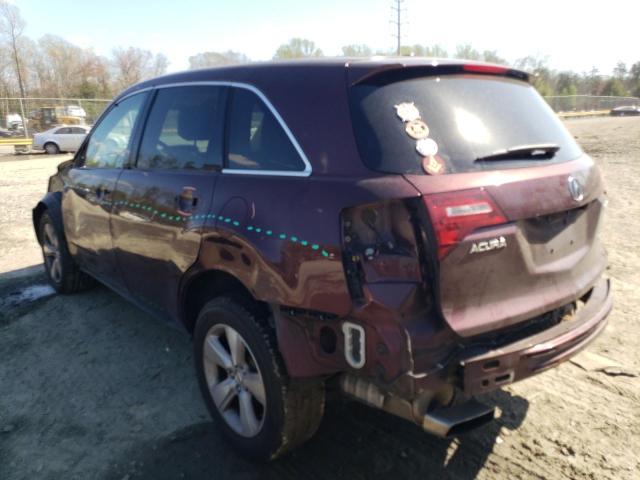 Photo 2 from auction – 2010 ACURA MDX TECHNO with VIN 2HNYD2H66AH526037