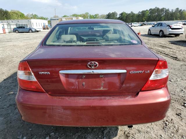 Photo 6 from auction – 2004 TOYOTA CAMRY LE with VIN 4T1BE32K34U324922