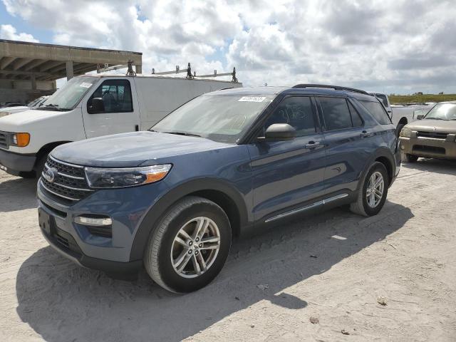 FORD EXPLORER X 2021 with VIN 1FMSK7DHXMGA68083 - Photo from auction