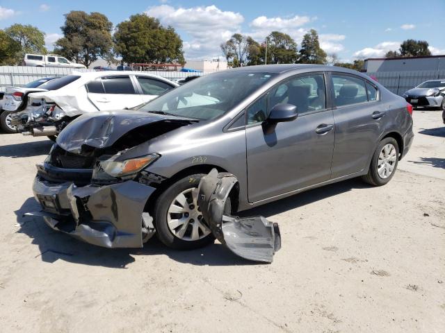 HONDA CIVIC LX 2012 with VIN 2HGFB2F58CH601189 - Photo from auction