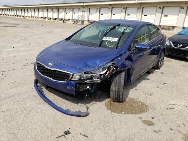 KIA FORTE EX 2017 with VIN 3KPFL4A86HE004697 - Photo from auction