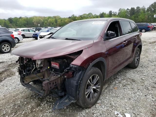 TOYOTA HIGHLANDER 2018 with VIN 5TDZARFH4JS040229 - Photo from auction