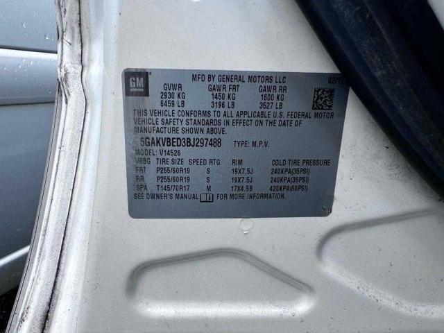 Photo 10 from auction – 2011 BUICK ENCLAVE CX with VIN 5GAKVBED3BJ297488