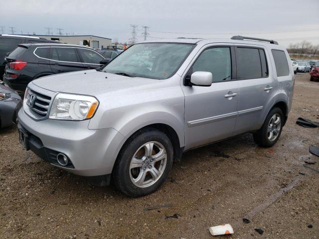 HONDA PILOT EXL 2015 with VIN 5FNYF4H59FB020413 - Photo from auction