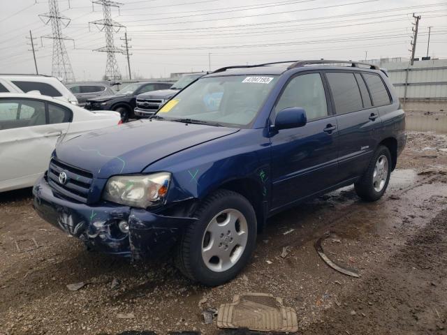 TOYOTA HIGHLANDER 2006 with VIN JTEEP21A160163913 - Photo from auction