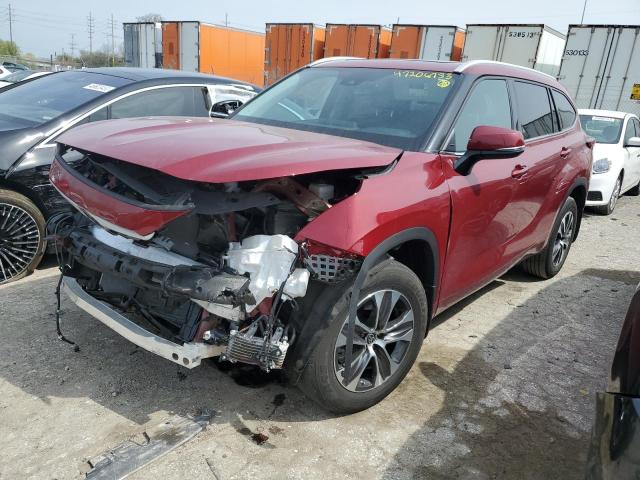 TOYOTA HIGHLANDER 2022 with VIN 5TDGZRBH2NS208686 - Photo from auction