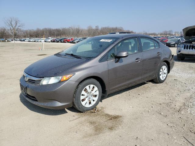 HONDA CIVIC LX 2012 with VIN 19XFB2F54CE049877 - Photo from auction