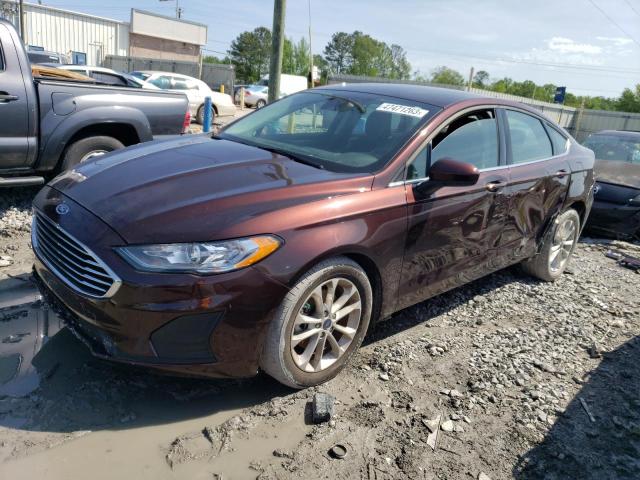 FORD FUSION SE 2019 with VIN 3FA6P0HDXKR246009 - Photo from auction