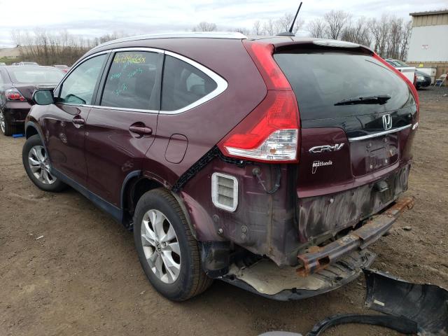 Photo 2 from auction – 2013 HONDA CR-V EXL with VIN 5J6RM4H75DL074419