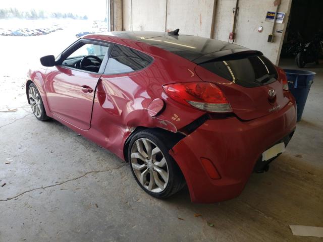 Photo 2 from auction – 2012 HYUNDAI VELOSTER with VIN KMHTC6AD4CU073826