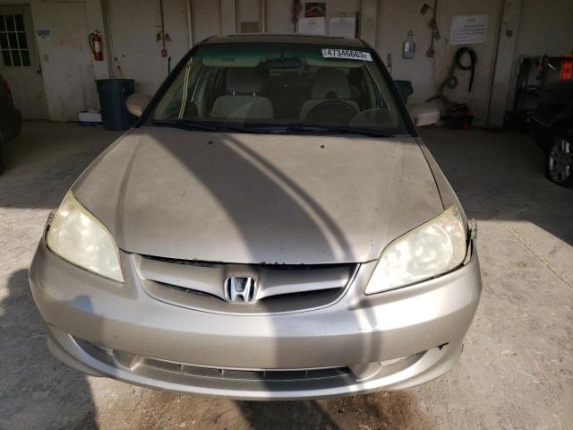 Photo 5 from auction – 2005 HONDA CIVIC EX with VIN 2HGES26735H520133