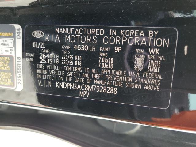 Photo 14 from auction – 2021 KIA SPORTAGE E with VIN KNDPN3AC8M7928288