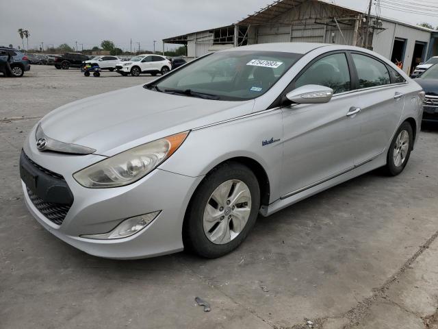 HYUNDAI SONATA HYB 2014 with VIN KMHEC4A46EA114975 - Photo from auction