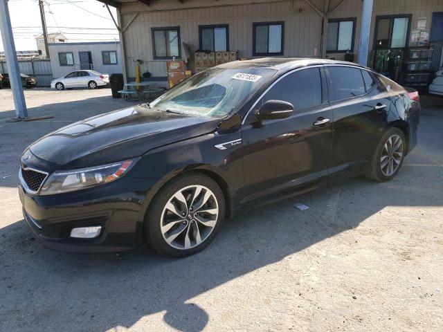 KIA OPTIMA SX 2015 with VIN 5XXGR4A66FG507586 - Photo from auction