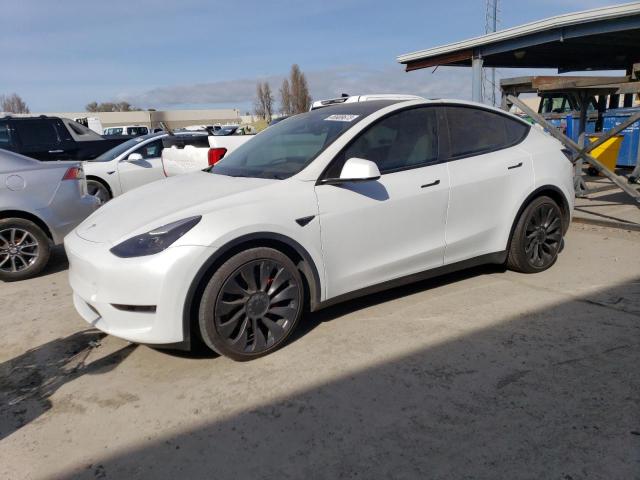 Photo 1 from auction – 2021 TESLA MODEL Y with VIN 5YJYGDEF7MF270479
