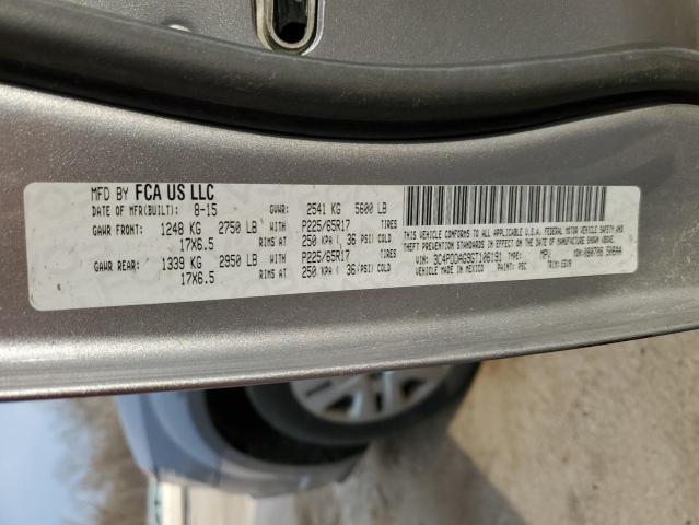 Photo 14 from auction – 2016 DODGE JOURNEY SE with VIN 3C4PDDAG9GT106191