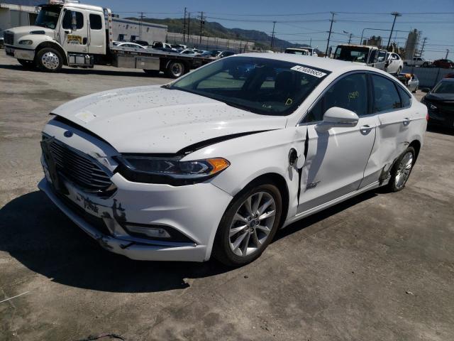 FORD FUSION SE 2017 with VIN 3FA6P0PU8HR409931 - Photo from auction