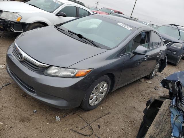 HONDA CIVIC LX 2012 with VIN 19XFB2F55CE104580 - Photo from auction