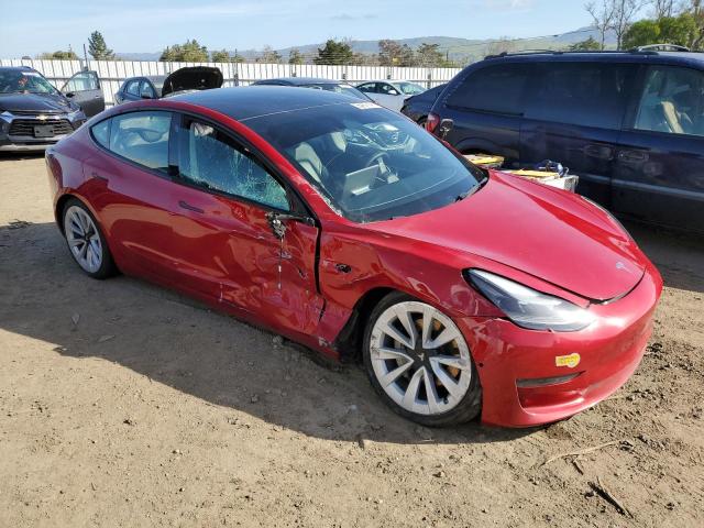 Photo 4 from auction – 2022 TESLA MODEL 3 with VIN 5YJ3E1EA0NF186329