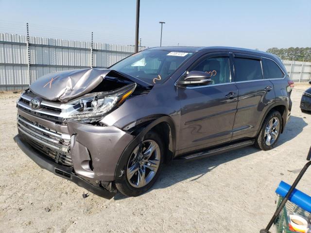 TOYOTA HIGHLANDER 2019 with VIN 5TDYZRFH1KS317070 - Photo from auction