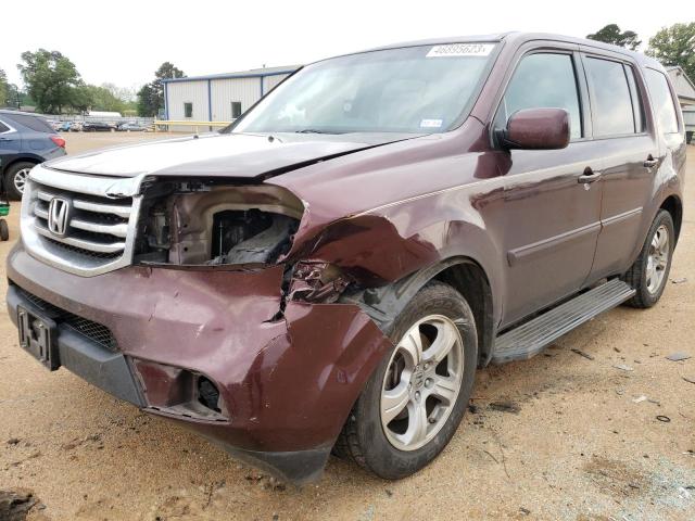 HONDA PILOT EXL 2013 with VIN 5FNYF3H57DB005383 - Photo from auction