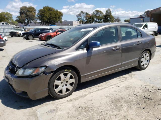 HONDA CIVIC LX 2009 with VIN 19XFA16599E043806 - Photo from auction
