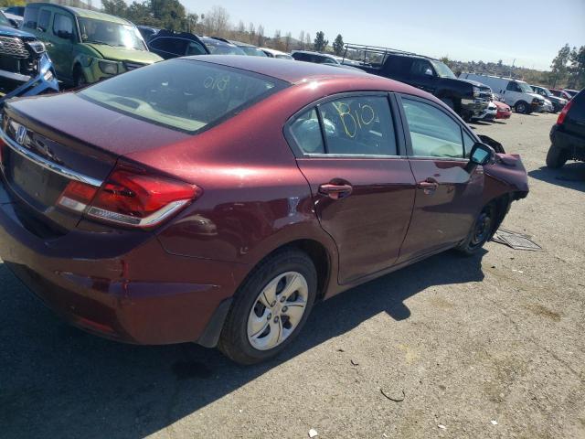 Photo 3 from auction – 2013 HONDA CIVIC LX with VIN 19XFB2F5XDE277500