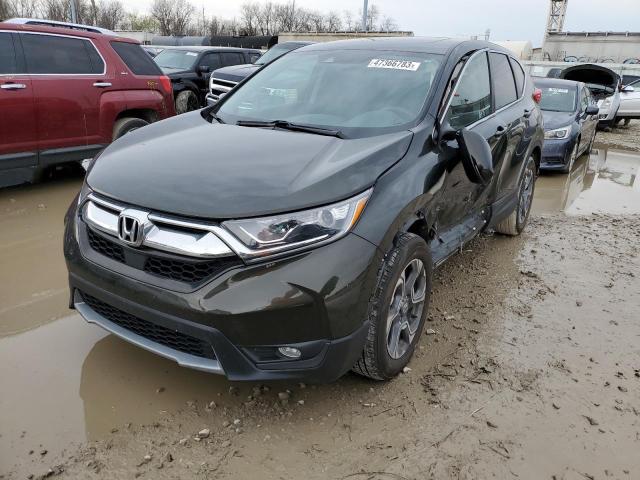 HONDA CR-V EX 2018 with VIN 7FARW2H58JE009778 - Photo from auction