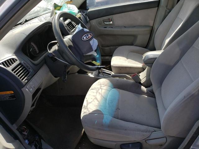Photo 7 from auction – 2007 KIA SPECTRA EX with VIN KNAFE121075407365