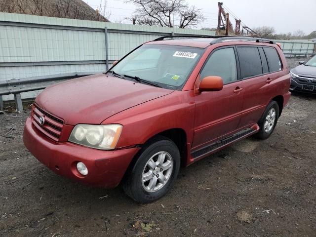 TOYOTA HIGHLANDER 2002 with VIN JTEHF21A120049971 - Photo from auction