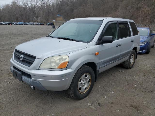 HONDA PILOT LX 2004 with VIN 2HKYF18104H546200 - Photo from auction