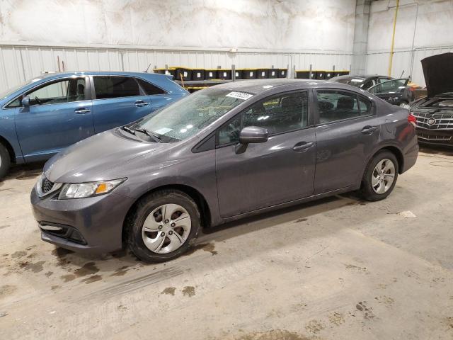 HONDA CIVIC LX 2014 with VIN 19XFB2F57EE010185 - Photo from auction