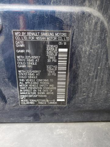 Photo 14 from auction – 2016 NISSAN ROGUE S with VIN KNMAT2MT2GP703046
