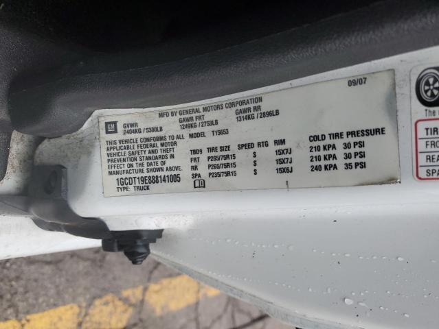 Photo 14 from auction – 2008 CHEVROLET COLORADO with VIN 1GCDT19E888141005