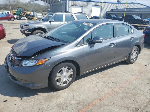 HONDA CIVIC HYBR 2012 with VIN JHMFB4F38CS002129 - Photo from auction