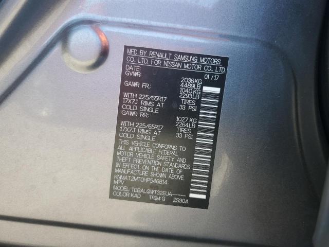 Photo 14 from auction – 2017 NISSAN ROGUE S with VIN KNMAT2MT0HP546814