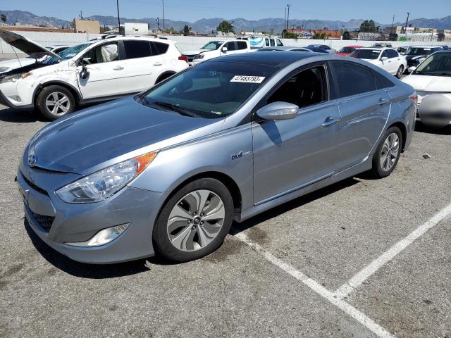 HYUNDAI SONATA HYB 2015 with VIN KMHEC4A40FA122233 - Photo from auction