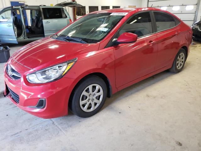 HYUNDAI ACCENT GLS 2013 with VIN KMHCT4AE4DU414852 - Photo from auction