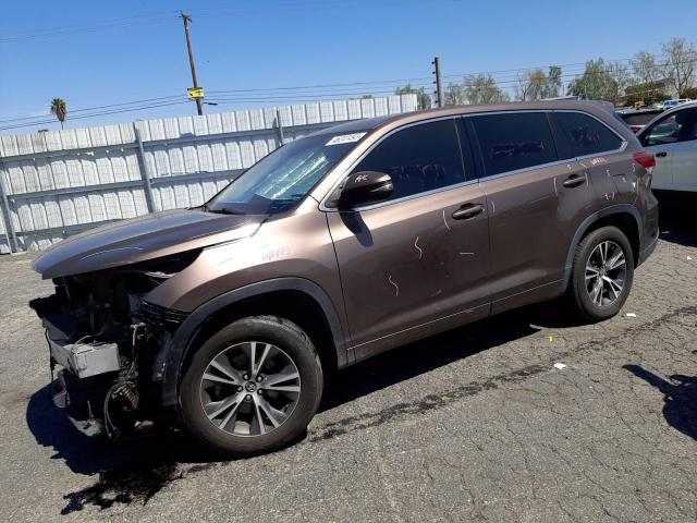 TOYOTA HIGHLANDER 2017 with VIN 5TDZZRFH9HS228148 - Photo from auction