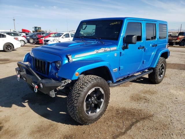JEEP WRANGLER U 2014 with VIN 1C4BJWEG3EL198707 - Photo from auction