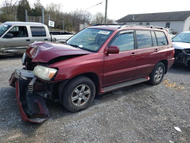 TOYOTA HIGHLANDER 2007 with VIN JTEHP21A570218877 - Photo from auction