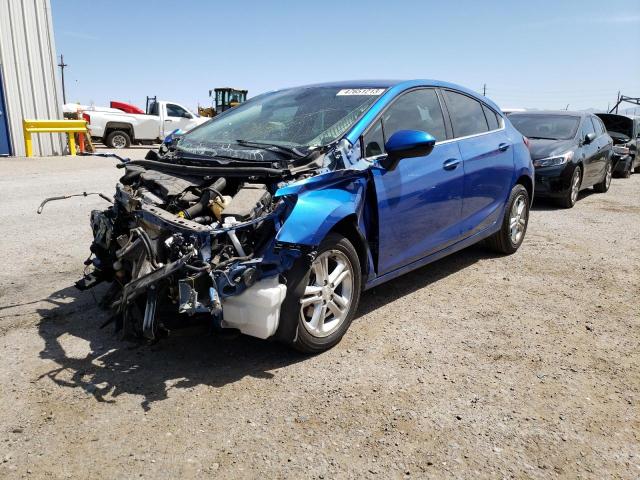 CHEVROLET CRUZE LT 2017 with VIN 3G1BE6SM4HS597793 - Photo from auction